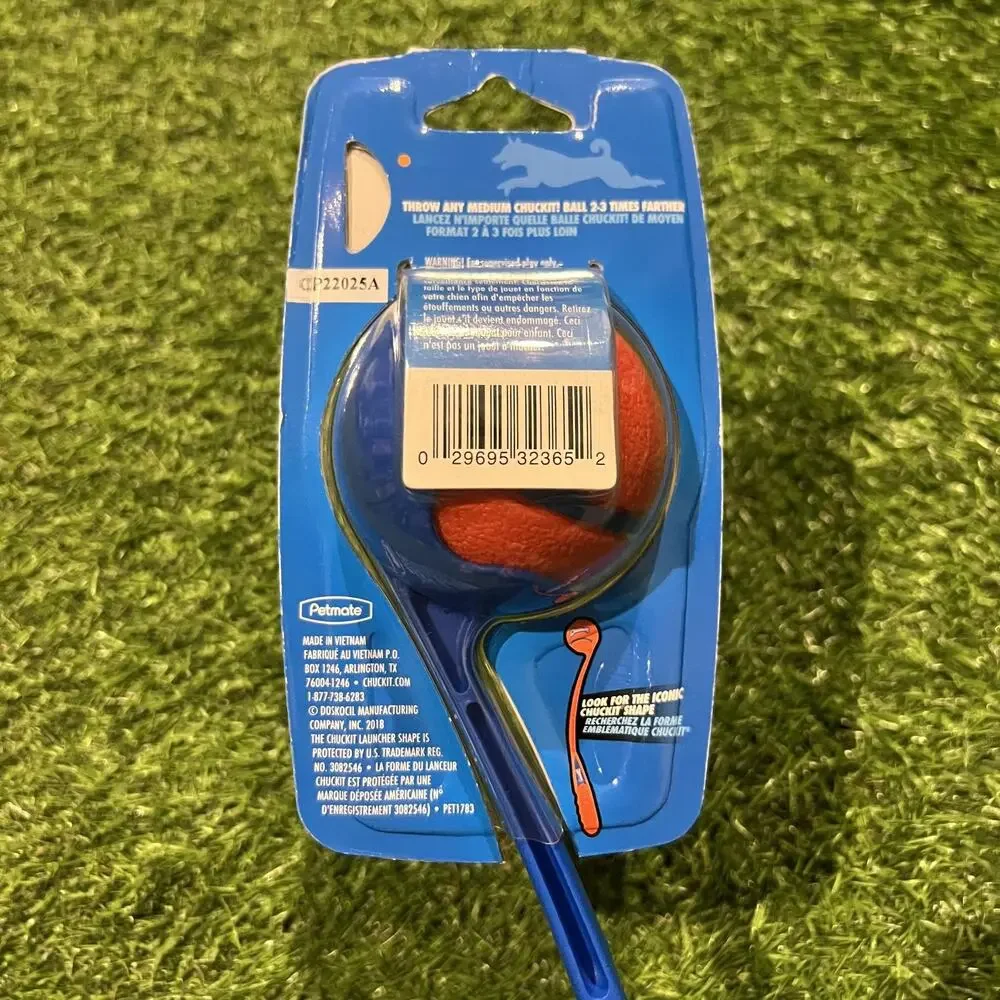 Chuckit! Junior 18M Dog Ball Launcher Thrower Plus Ultra Ball Slobber Free Fun